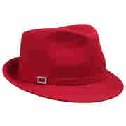 Starlight Trilby Filzhut rot