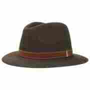 Borsalino Traveller Maroon Hat brown