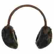 Pompon Earmuffs by McBURN brown
