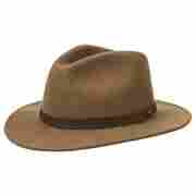 Yutan Wool Hat by Stetson brown