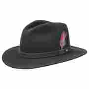 Yutan Wool Hat by Stetson black