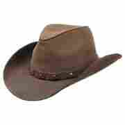 Annville Leather Hat by Stetson brown
