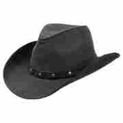 Annville Leather Hat by Stetson black