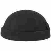 Fleece Dockercap schwarz