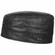 Leder Toque by Lierys schwarz