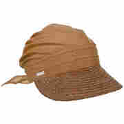 Ansali Straw Visor Cap by Seeberger brown