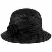 Kassida Straw Hat by Seeberger black