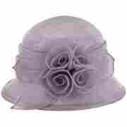 Calista Straw Hat by Seeberger lilac