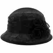 Calista Straw Hat by Seeberger black