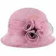 Calista Straw Hat by Seeberger purple
