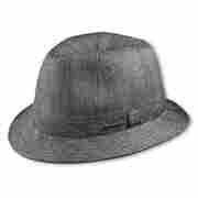 Keynes Linen Hat by Balmoral black