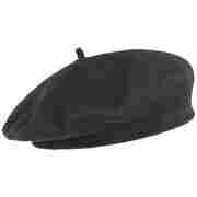 Biskaya Cotton Beret by McBURN black