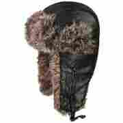 Ice Frozen Aviator Hat by Keyone black