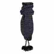 Auris Glamour Knit Scarf by Lierys purple
