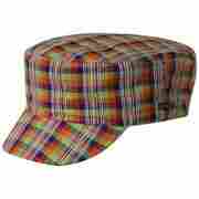 Kangol Neon Check Mau Cap green