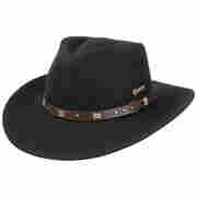 Emerald Ranger Felt Hat by Scippis black