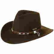 Smokey Ranger Felt Hat by Scippis brown