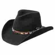 Smokey Ranger Felt Hat by Scippis black