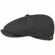 Hatteras Waxed Cotton Cap by Stetson schwarz