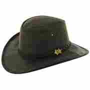 Kangaroo Bushwalker Lederhut by BC HATS braun