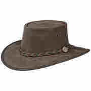 Squashy Two Tone Bronco Hat by BARMAH brown