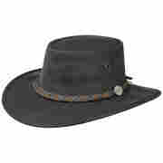 Squashy Two Tone Bronco Hat by BARMAH black