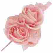 Flower Cluster Ansteckblume rosa