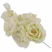 Flower Cluster Hat Pin cream white