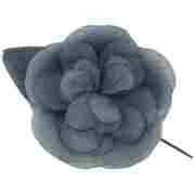 Single Flower Ansteckblume denim