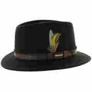 Hammond Traveller Felt Hat by Stetson brown