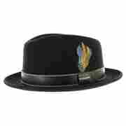 Mossy Trilby Felt Hat by Stetson brown