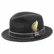 Mossy Trilby Felt Hat by Stetson black