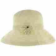 Marie Ribbon Hat by Seeberger cream white