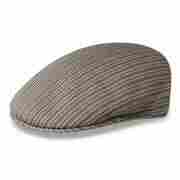 Kangol Tropic Jacquard Zip Flat Cap grey