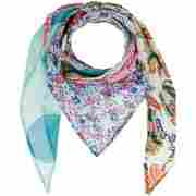 Tokio Triangular Scarf by Codello turquoise