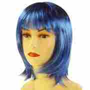 Short Bob Wig for Women blue