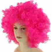 Unisex Per�cke Afro pink