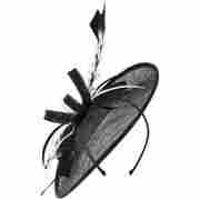 Ivrea Fascinator Hair Decoration by McBURN black