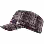Bordeaux Checked Cap by CHILLOUTS bordeaux