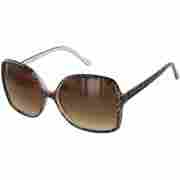 Animal Print Sonnenbrille beige