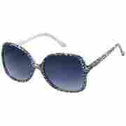 Animal Print Sonnenbrille wei�