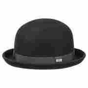 Brooklyn Bowler Filzhut schwarz