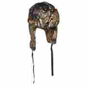 Printed Fur Ushanka by Kangol black