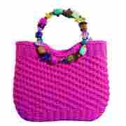 Grenada Schmuckstein Handtasche fuchsia
