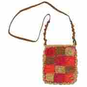 Bahia H�kel Strohtasche rot
