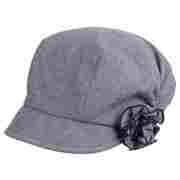 Jolly Linen Cap for Women blue