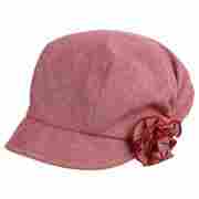 Jolly Linen Cap for Women red