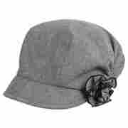 Jolly Linen Cap for Women black