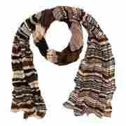 Rusizi Striped Scarf by Passigatti beige