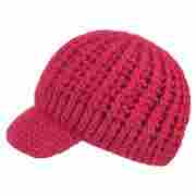 Vanoise Angora Strickcap by McBURN fuchsia